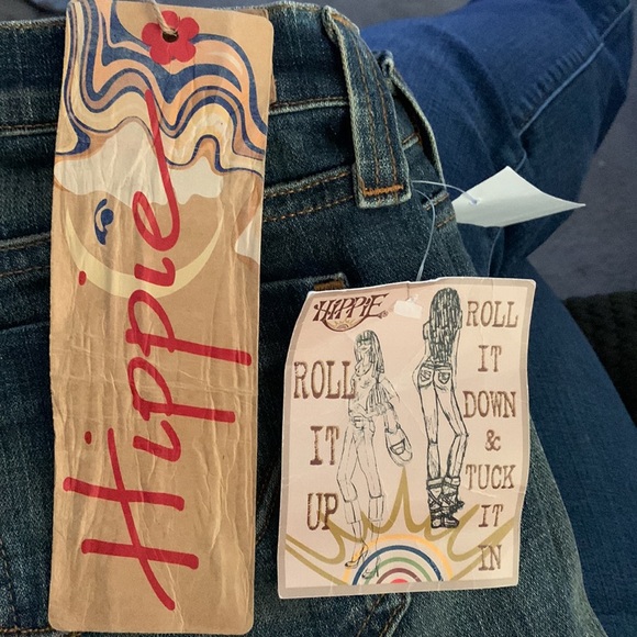 Hippie jeans sz 24” waist, never worn, vintage stone washed - Picture 6 of 6